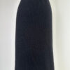 Jupe Crayon Noire Côtelée Catherine Malandrino - Taille M - Neuve Avec étiquettes - Viscose/nylon Stretch
