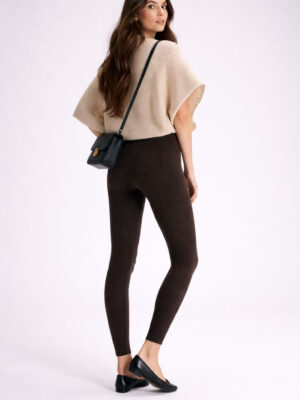 Leggings chauds en laine de yak - Leggings en laine de yak épais 4 fils naturelle pour femme